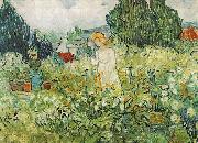Vincent Van Gogh Marguerite Gachet in the Garden Spain oil painting artist